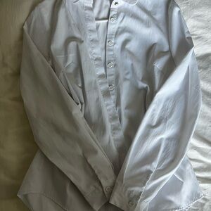 Women's White Button Down Shirt
